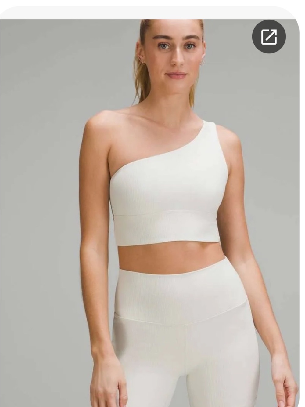 LULULEMON ALIGN ASYMMETRICAL SPORTS BRA SZ 4
